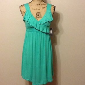 Kenneth Cole Ruffle Surplice Dress- NWT